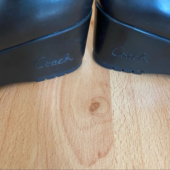 Coach Cantina Logo Wedge Moon Boots - Picture 10 of 14